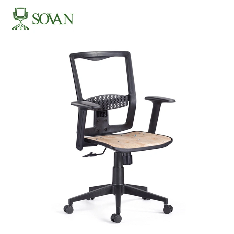 Black Frame Office Chair Semi-Products Wholesale China High Quality Component Lumbar Support Adjustable Functional Elegant Modern Simple Customize Staff Manager