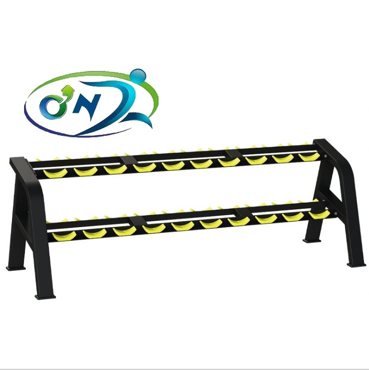 Ont-N38 Popular Sale High Quality Two Layers Dumbbell Rack Fitness Gym Accessories Equipment